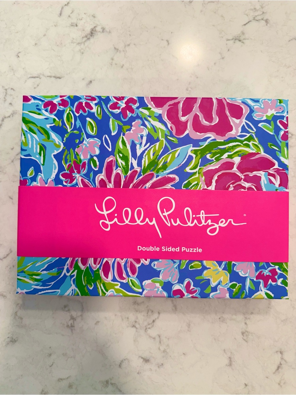 Lilly Pulitzer Double Sided Puzzle 24”x18”  504 pieces. Brand new!